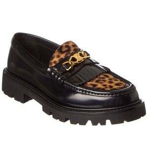 Celine Margaret Haircalf And Leather loafers 39